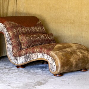 Fabric Chaise Lounge