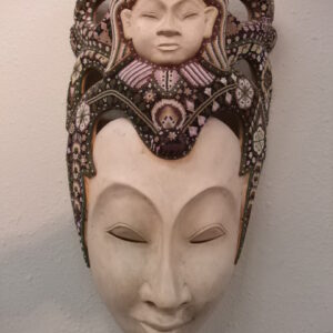 Mask Bali Huichol Tiny Beaded