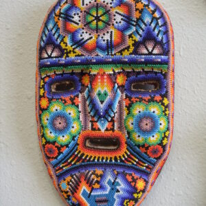 Mask Gecko Huichol Beaded