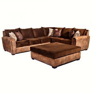 Sectional Sofa with Ottoman