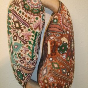 Mask Ying Yang Huichol Tiny Beaded