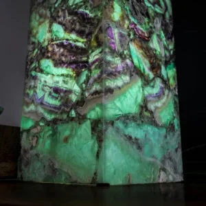 Fluorite Crystal Floor Lamp