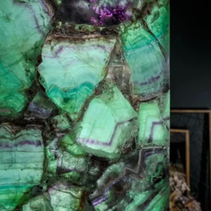 Fluorite Crystal Floor Lamp