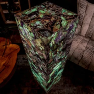 Fluorite Crystal Floor Lamp