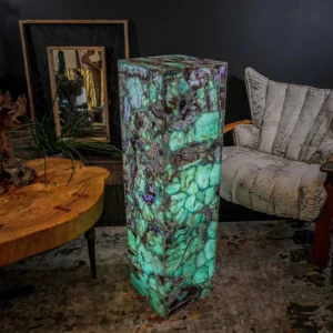 Fluorite Crystal Floor Lamp