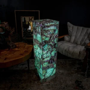 Fluorite Crystal Floor Lamp