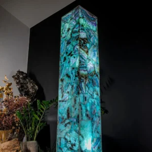 Fluorite Crystal Floor Lamp