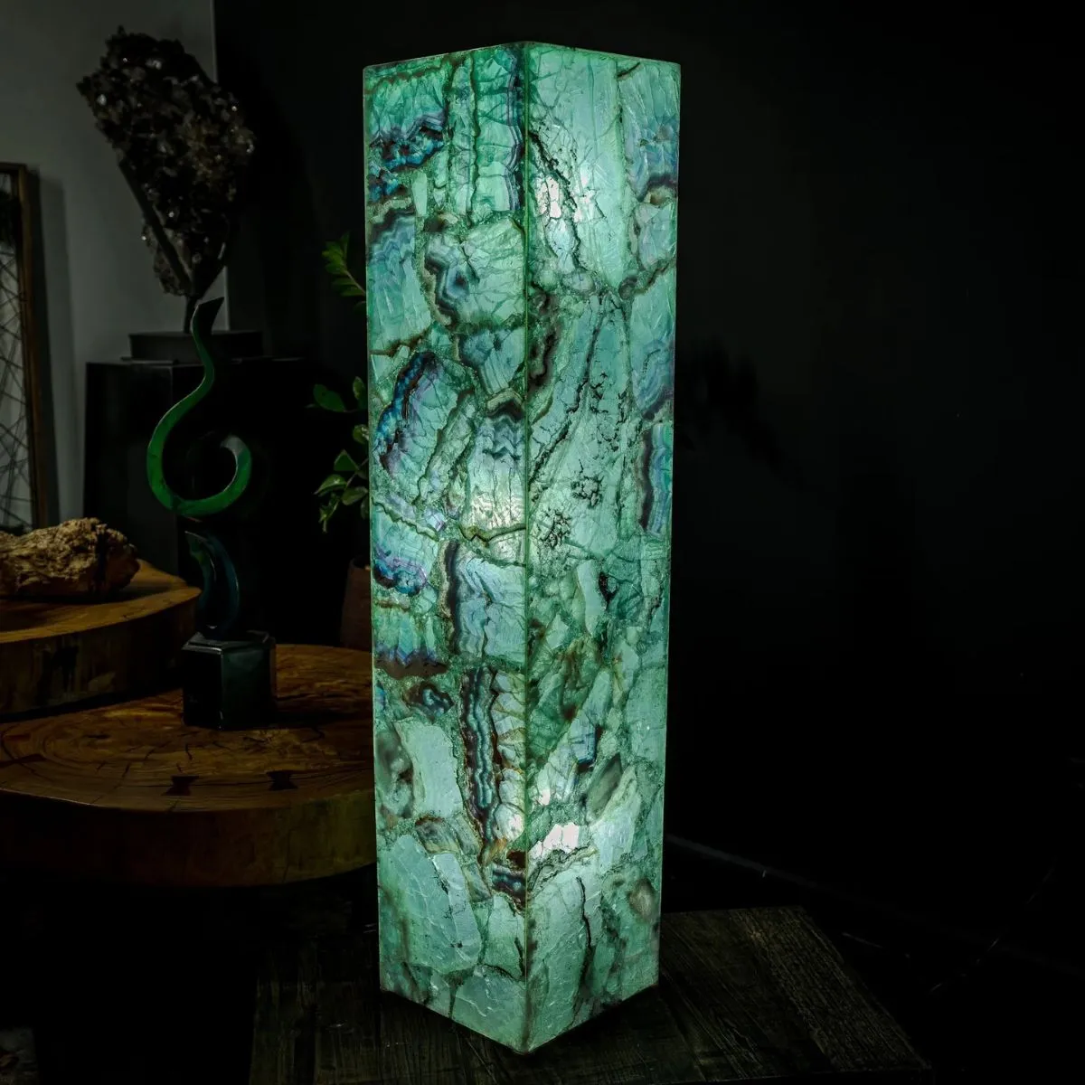 Fluorite Crystal Floor Lamp (6/19)