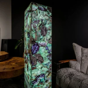 Fluorite Crystal Floor Lamp