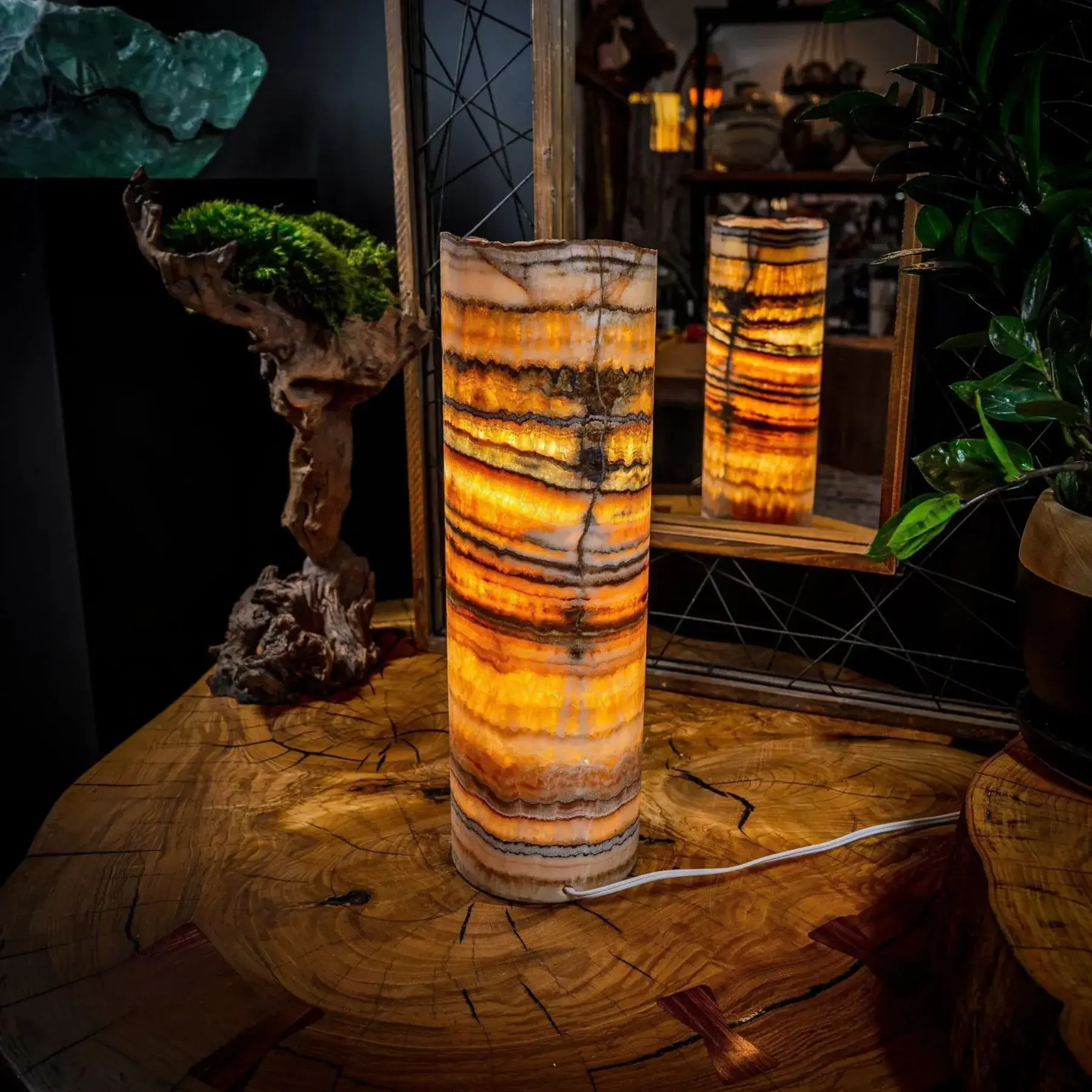 Aqua Onyx Lamp (Table Lamp #19)