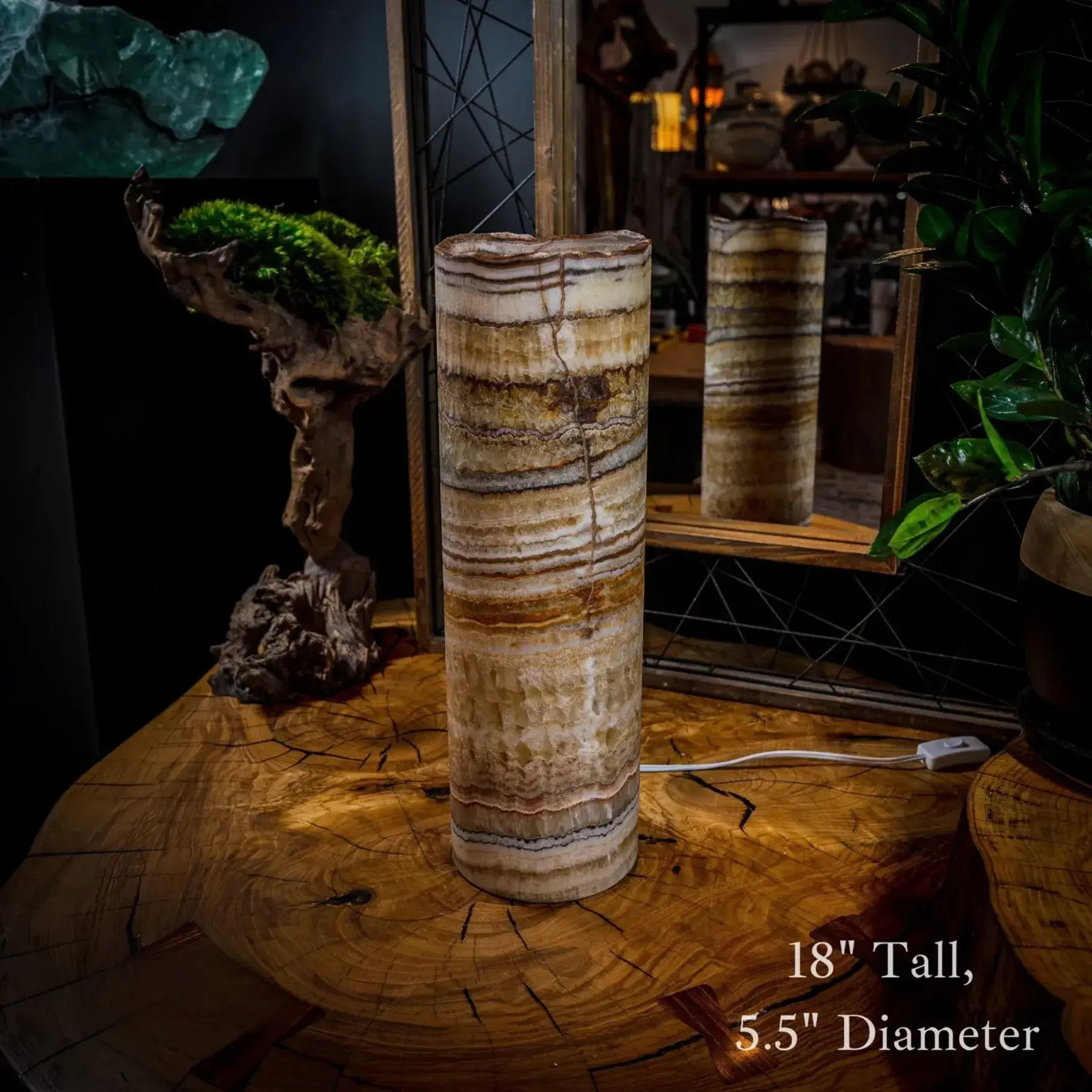 Aqua Onyx Lamp (Table Lamp #19)