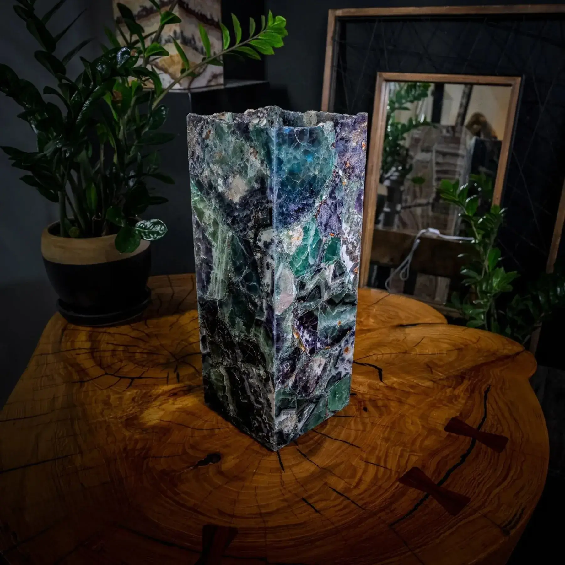Fluorite Lamp (Small Table Lamp #15)