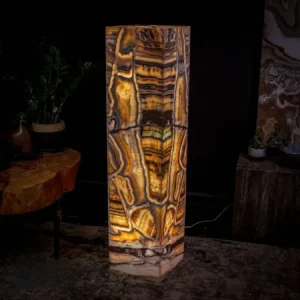 Aqua Onyx Crystal Floor lamp