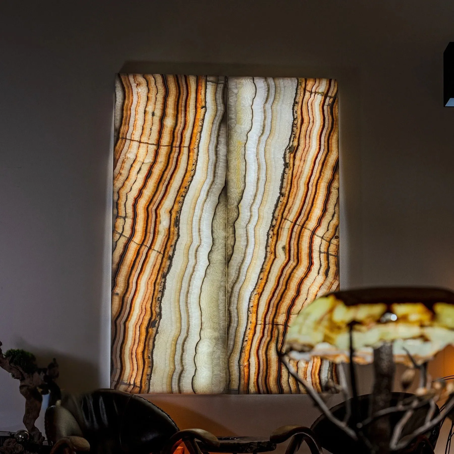 Exotic Sahara Onyx Wall Panels (Set #5) Style 2