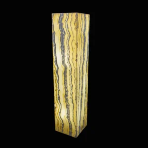 Golden Cloud Onyx Floor Lamp
