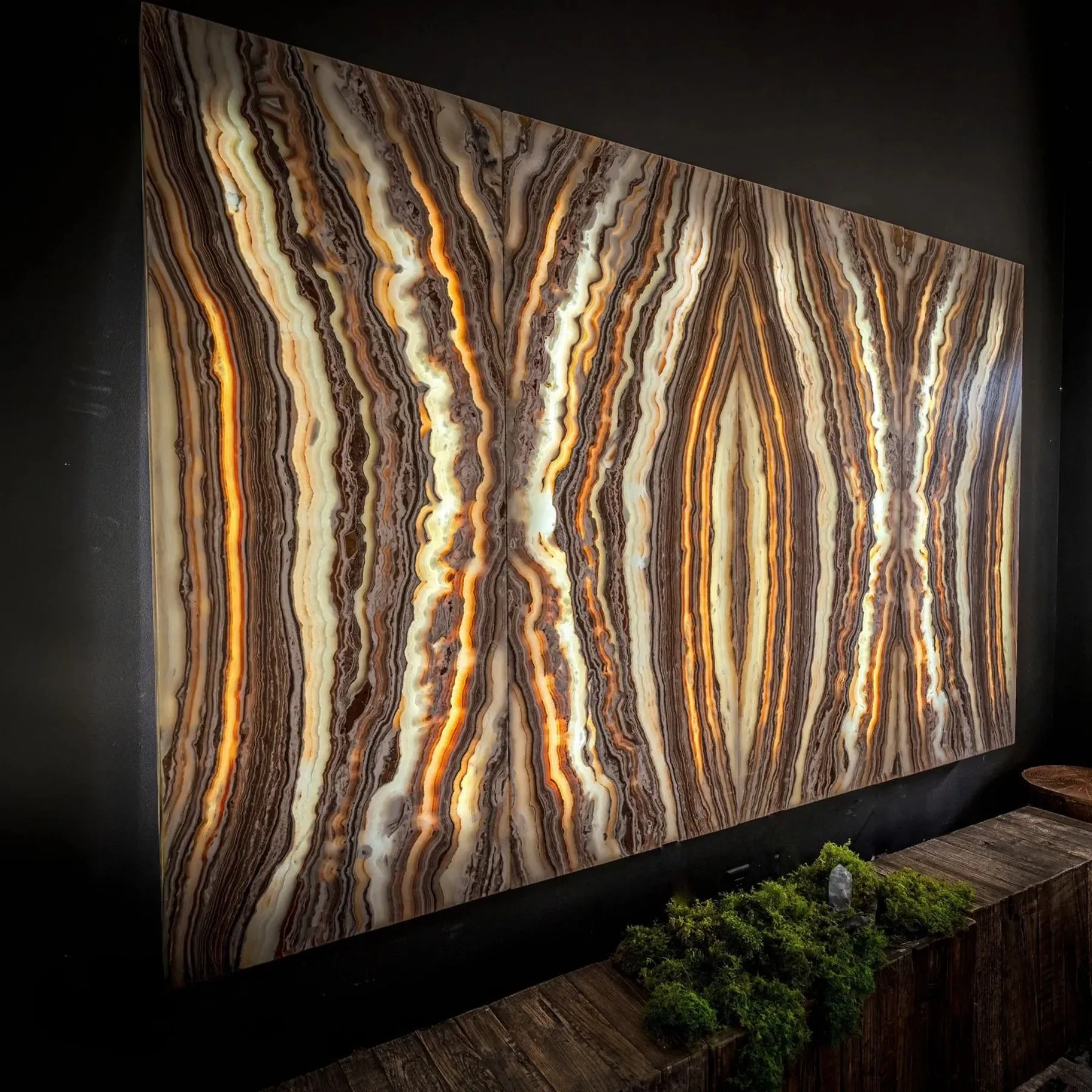 Sahara Onyx Wall Panels (Exotic Quad Set #4)