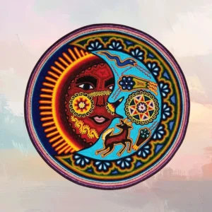 Huichol Yarn Painting 12"x12" (#11)