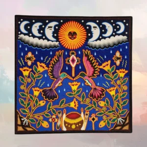 Huichol Yarn Painting 12"x12" (#13)