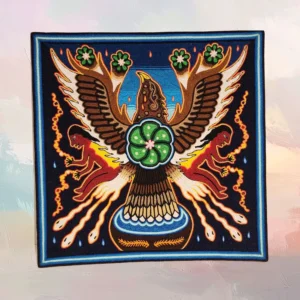 Huichol Yarn Painting 12"x12" (#6)